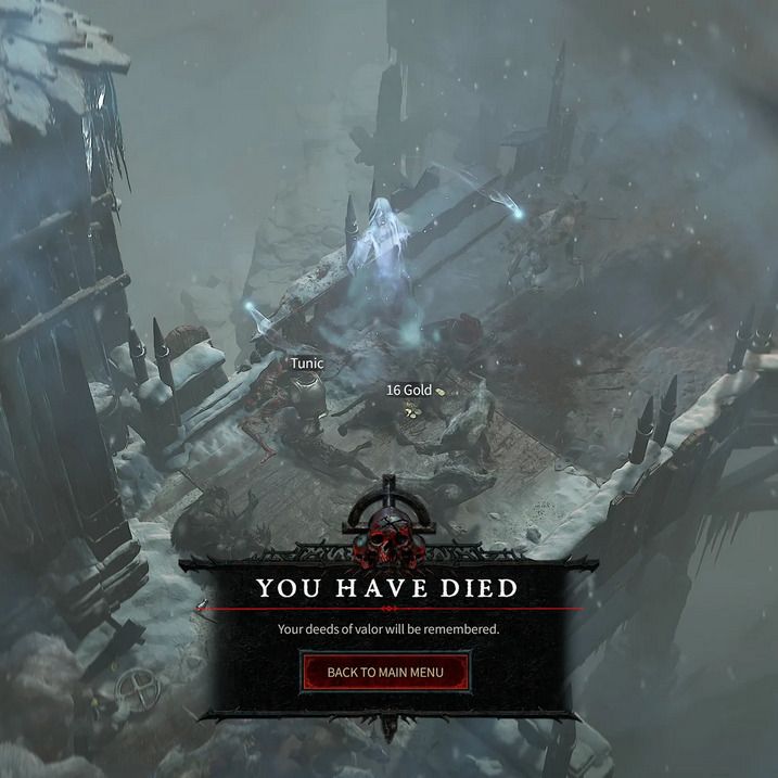 Hardcore mode in Diablo IV