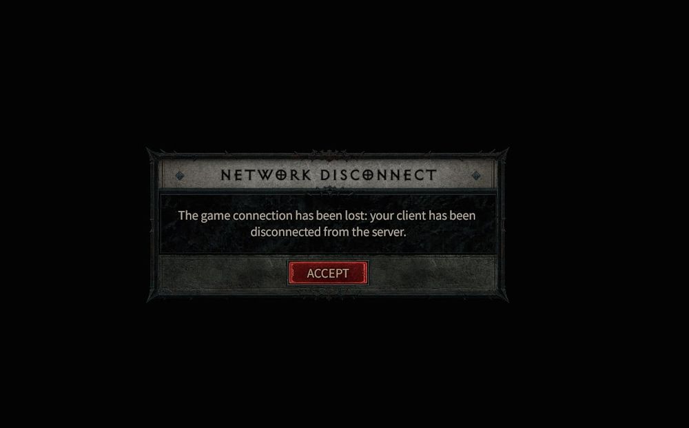 Disconnects Playing A Match - Diablo 4